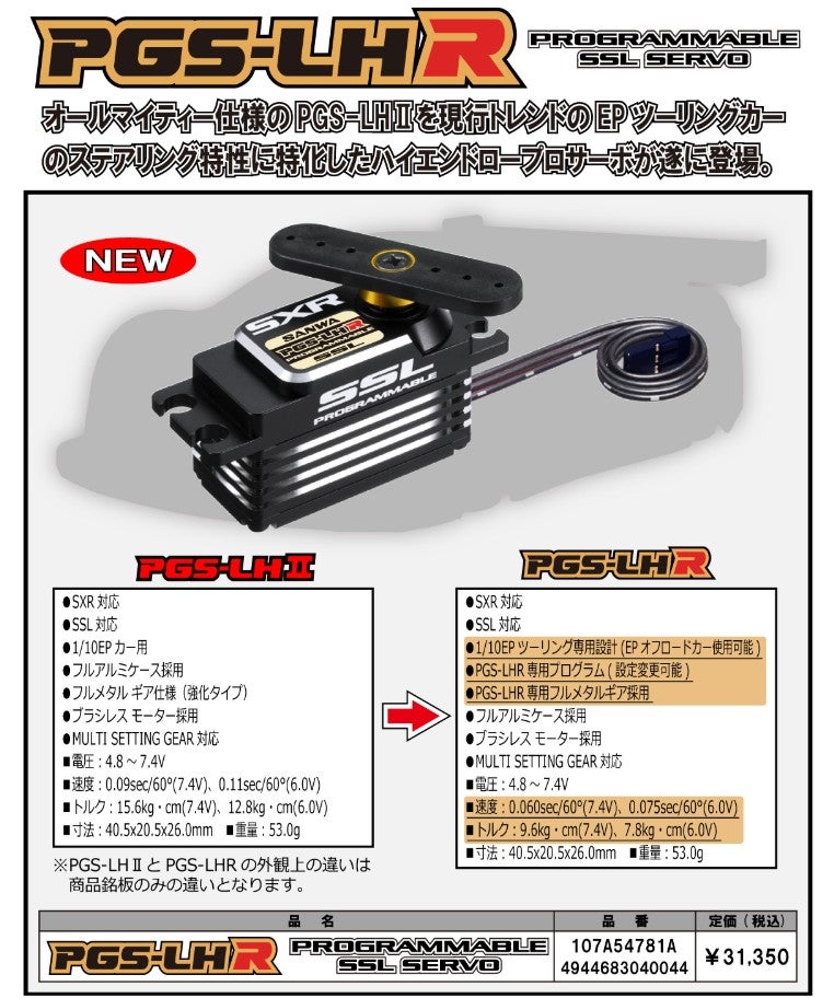 SANWA PGS-LHR 新登場 | G-WORKSオフィシャルブログ