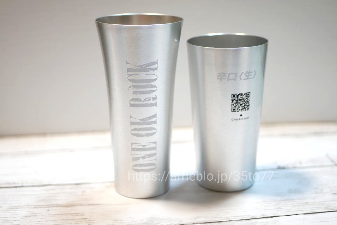 ワンオク 会場限定アサヒスーパードライコラボのキンキンタンブラー