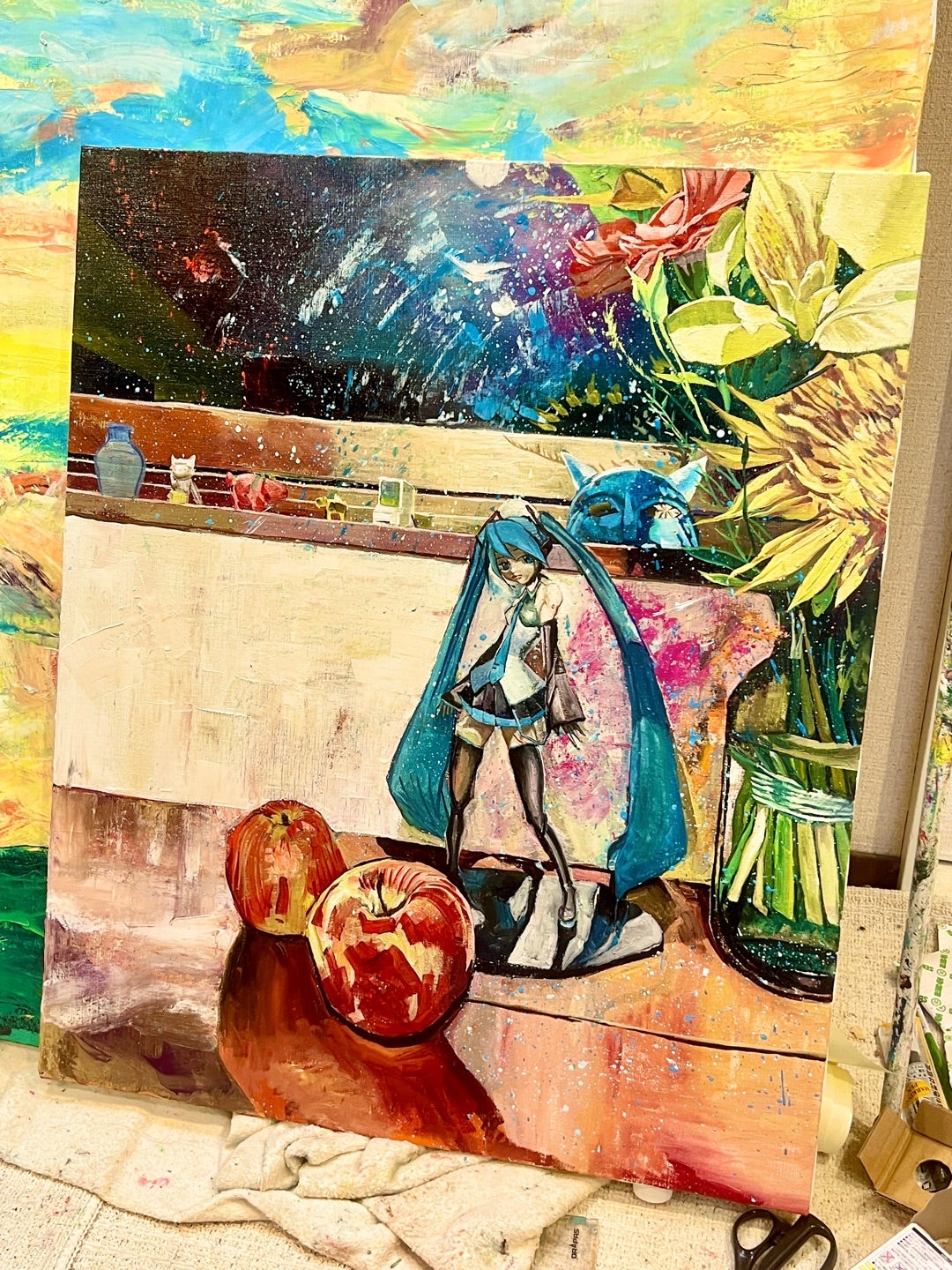 油絵、途中経過。新たなモチーフに挑戦！ | 深澤雄太 の アート ブログ