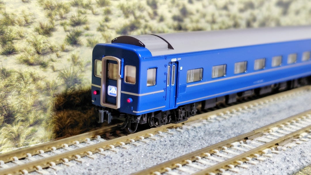 KATO オハネフ25 206 (寝台特急「富士」assyパーツ組み) 入線‼️ その