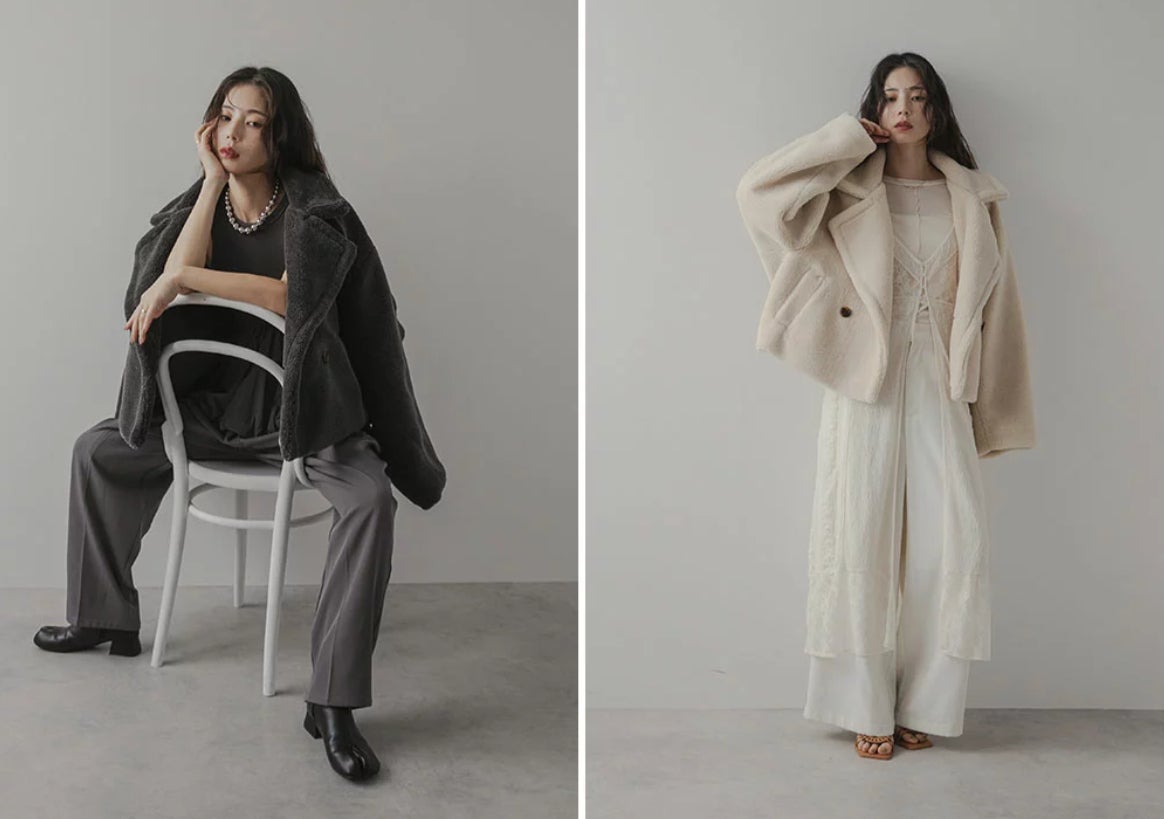 マックスマーラ風コート12,800円！温暖化でも着たいテディベアショート