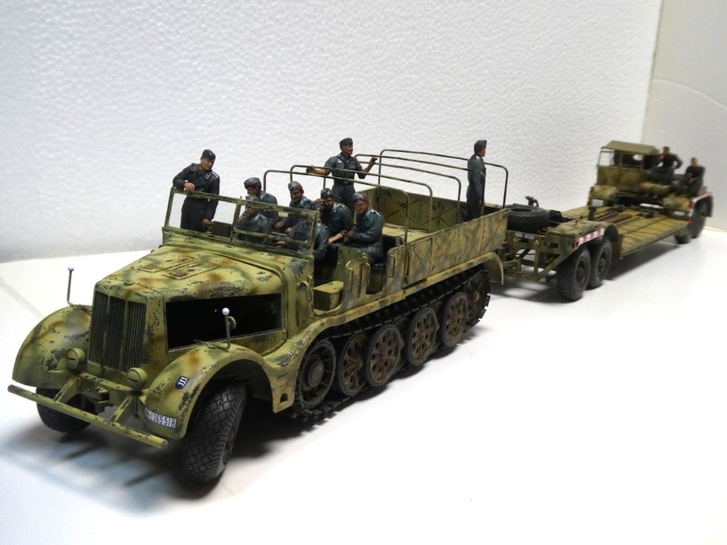 タミヤ 1/35 ドイツ 18トン重ハーフトラック 戦車運搬車 | tai-fighter