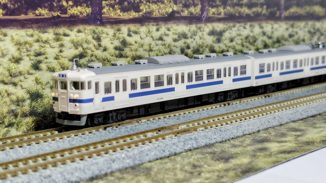 KATO 415系 (常磐線・新色) 7両基本セット 入線‼️ その① (品番10