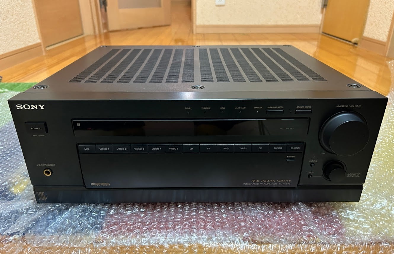 SONY ソニー AVアンプ TA-AV670 | もぐ の ブログ