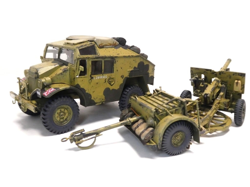 タミヤ 1/35 イギリス・25ポンド砲とクォード・ガントラクター | tai