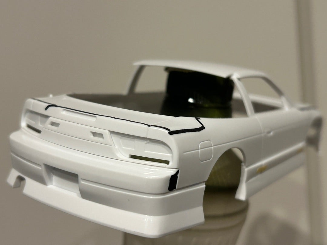 アオシマ BNスポーツ 180SX(1) | よし@シロートモデラーブログ