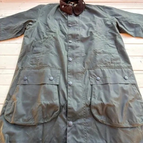 Barbour”BORDER Waxed Cotton Coat/Sage green” | SECOURSのブログ