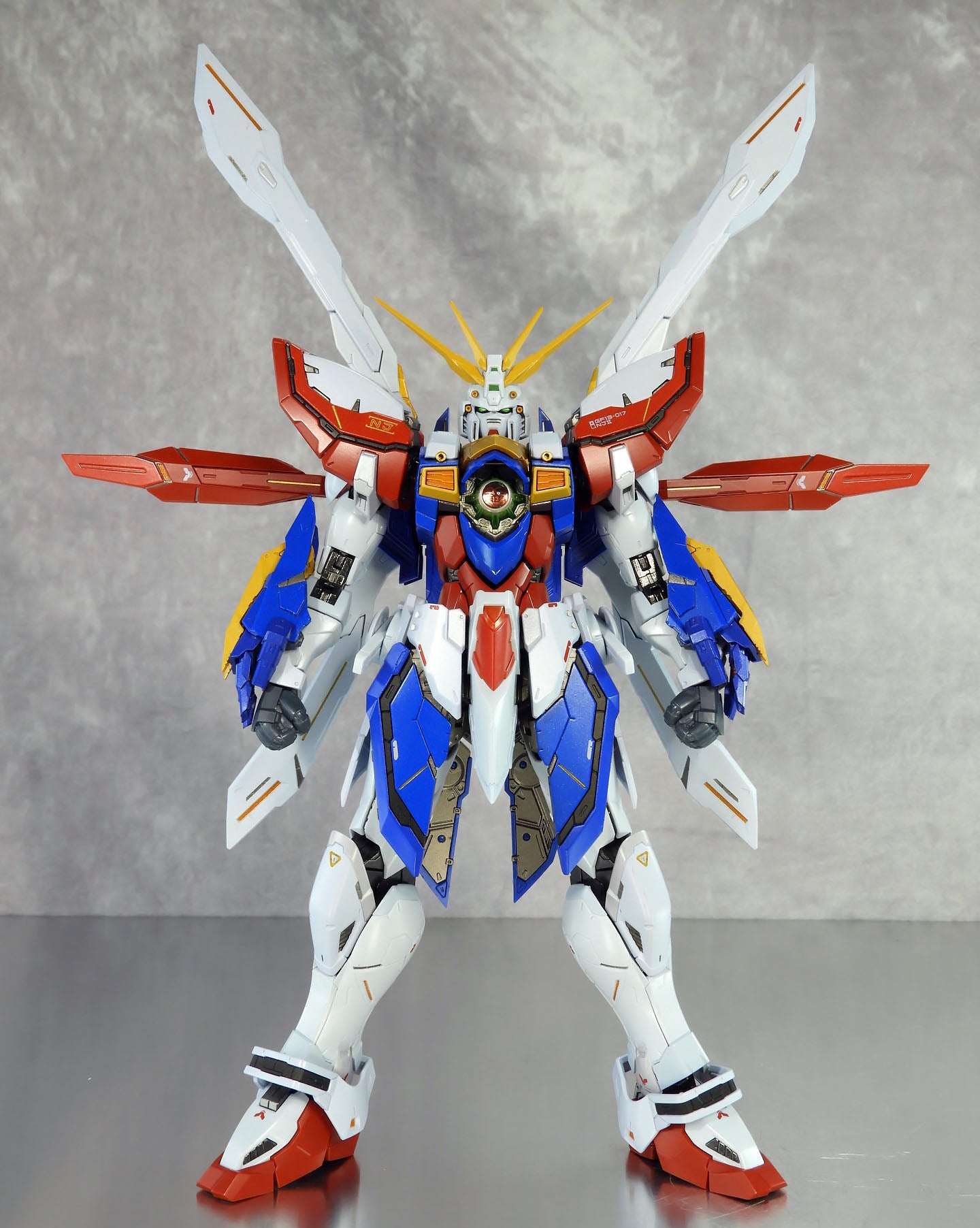 メタルビルド ゴッドガンダム & 交換用パーツ ①ゴッドガンダム