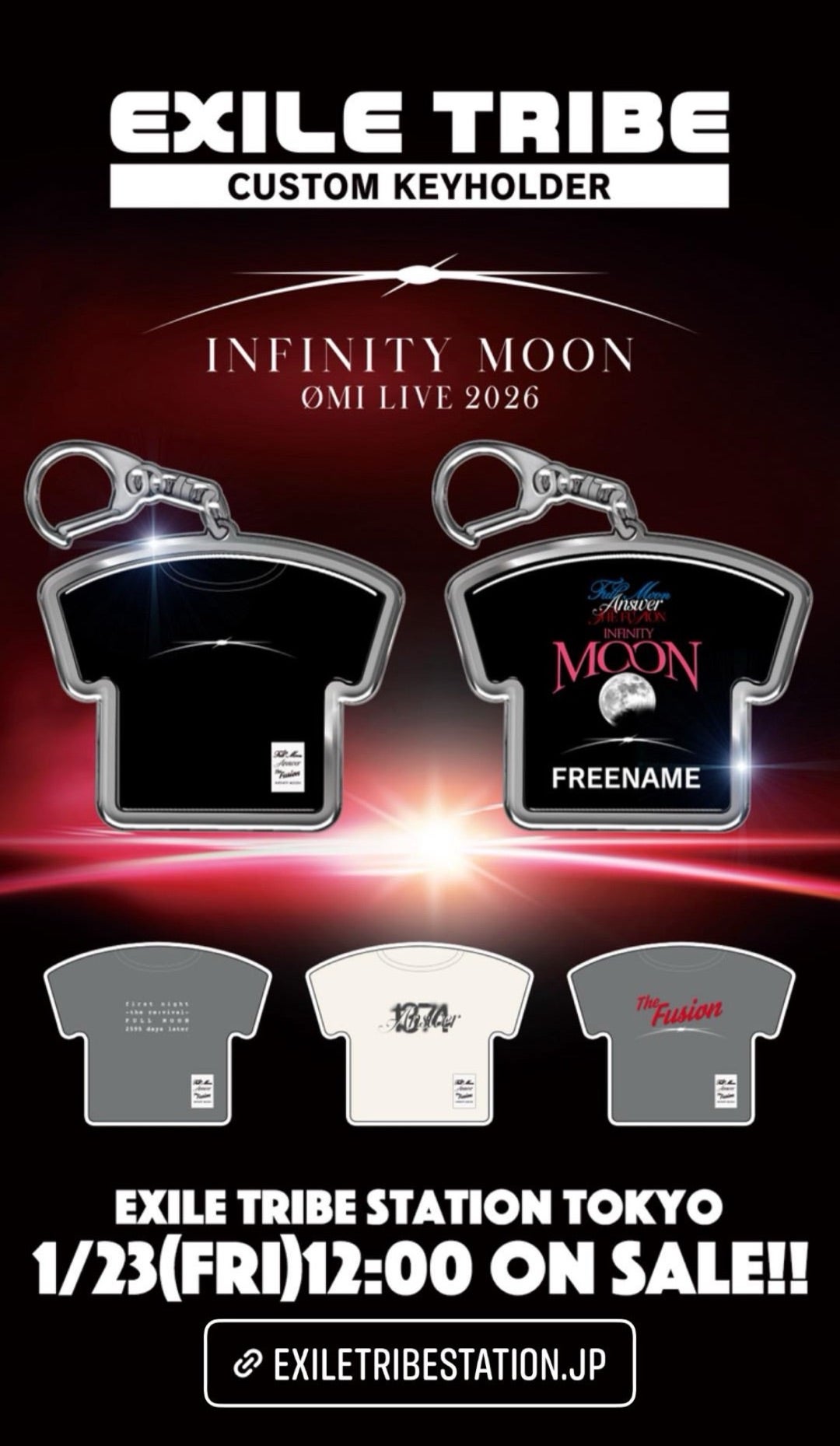 ØMIグッズ一般販売決定＆会場限定 ITEM解禁‼️～INFINITY MOON