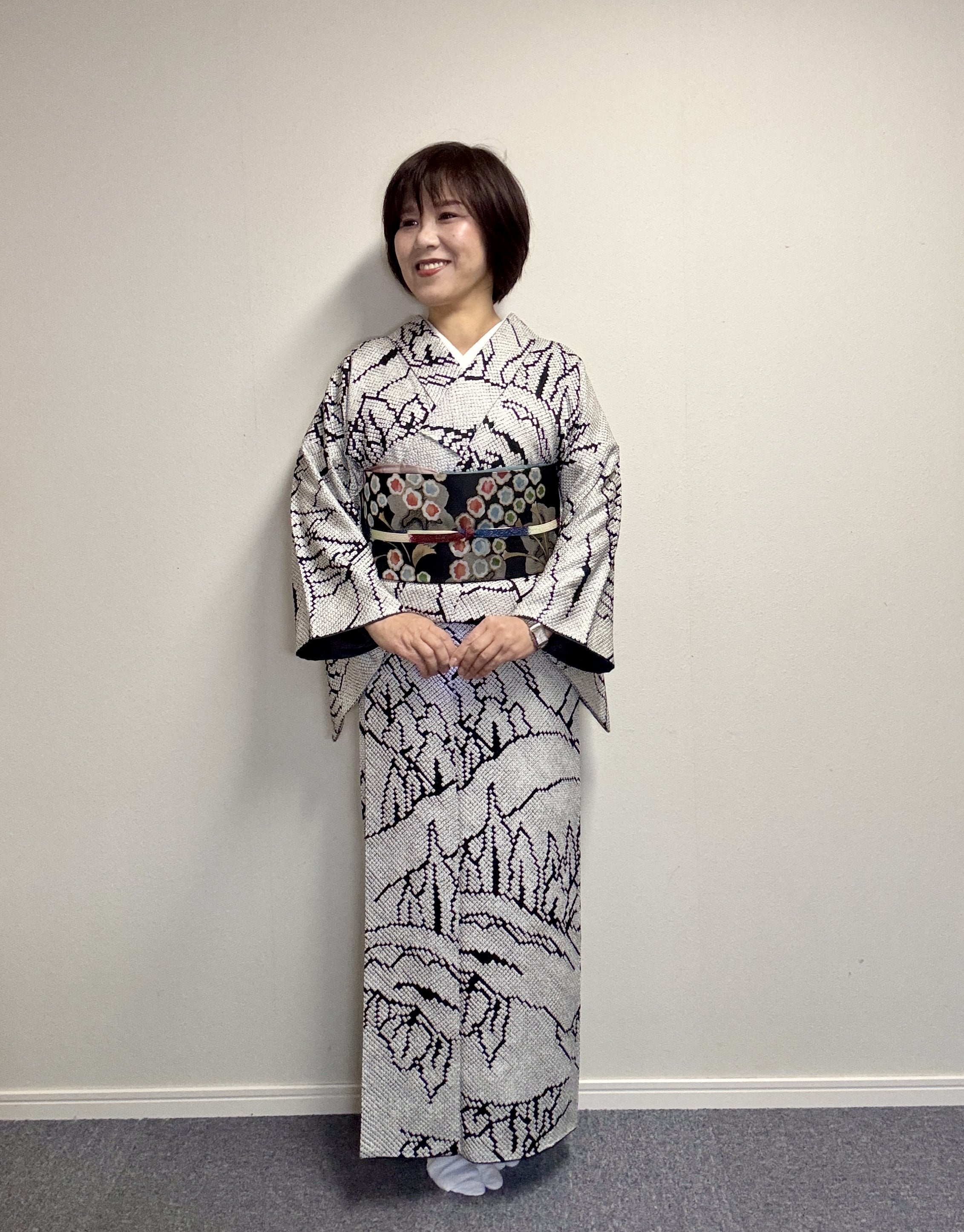 本疋田の総絞りの着物で華やか着物コーディネート | 京都・東京【佐藤