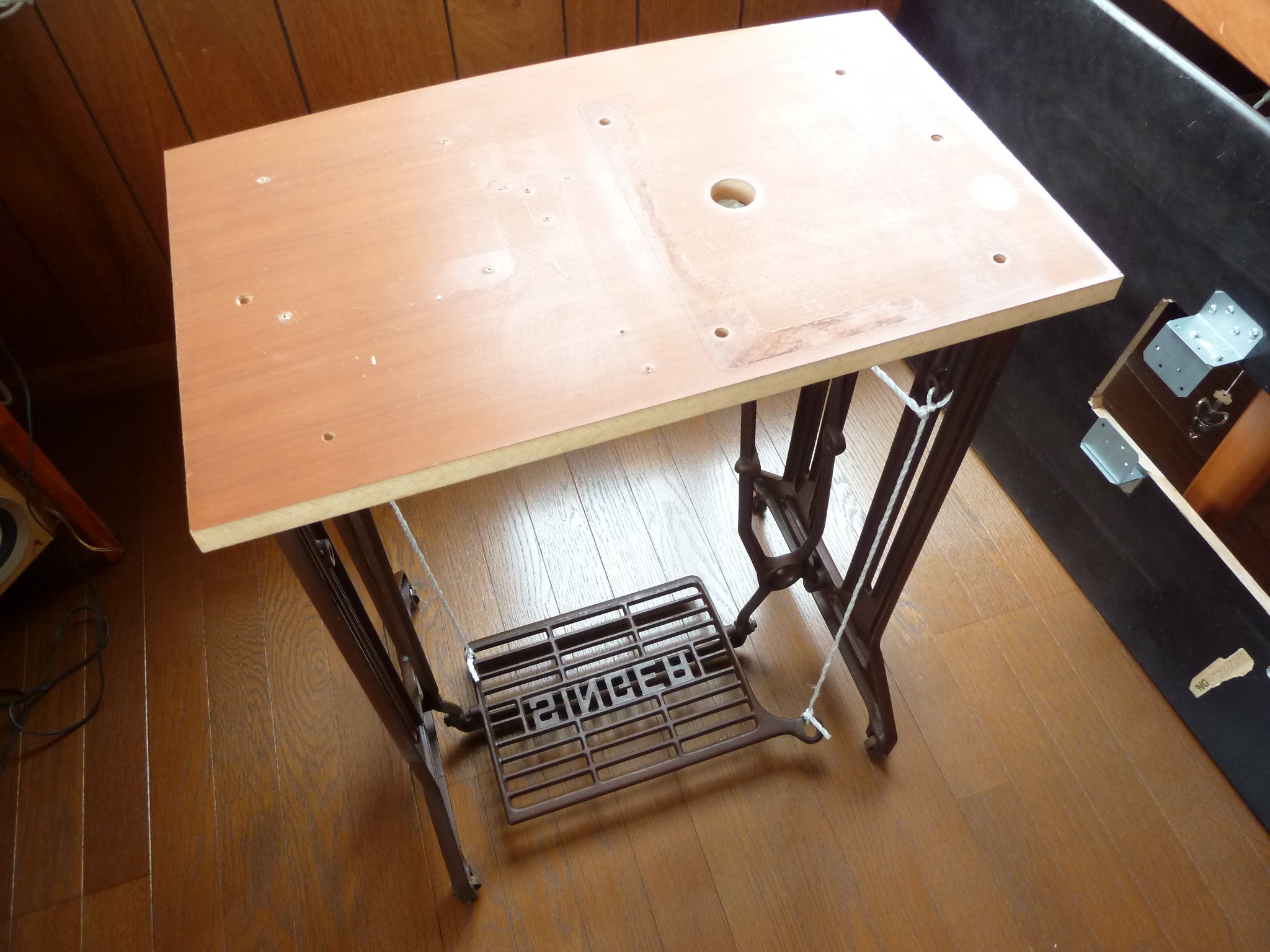 職業用ミシン テーブルDIY 後編 |  t a n i のブログ