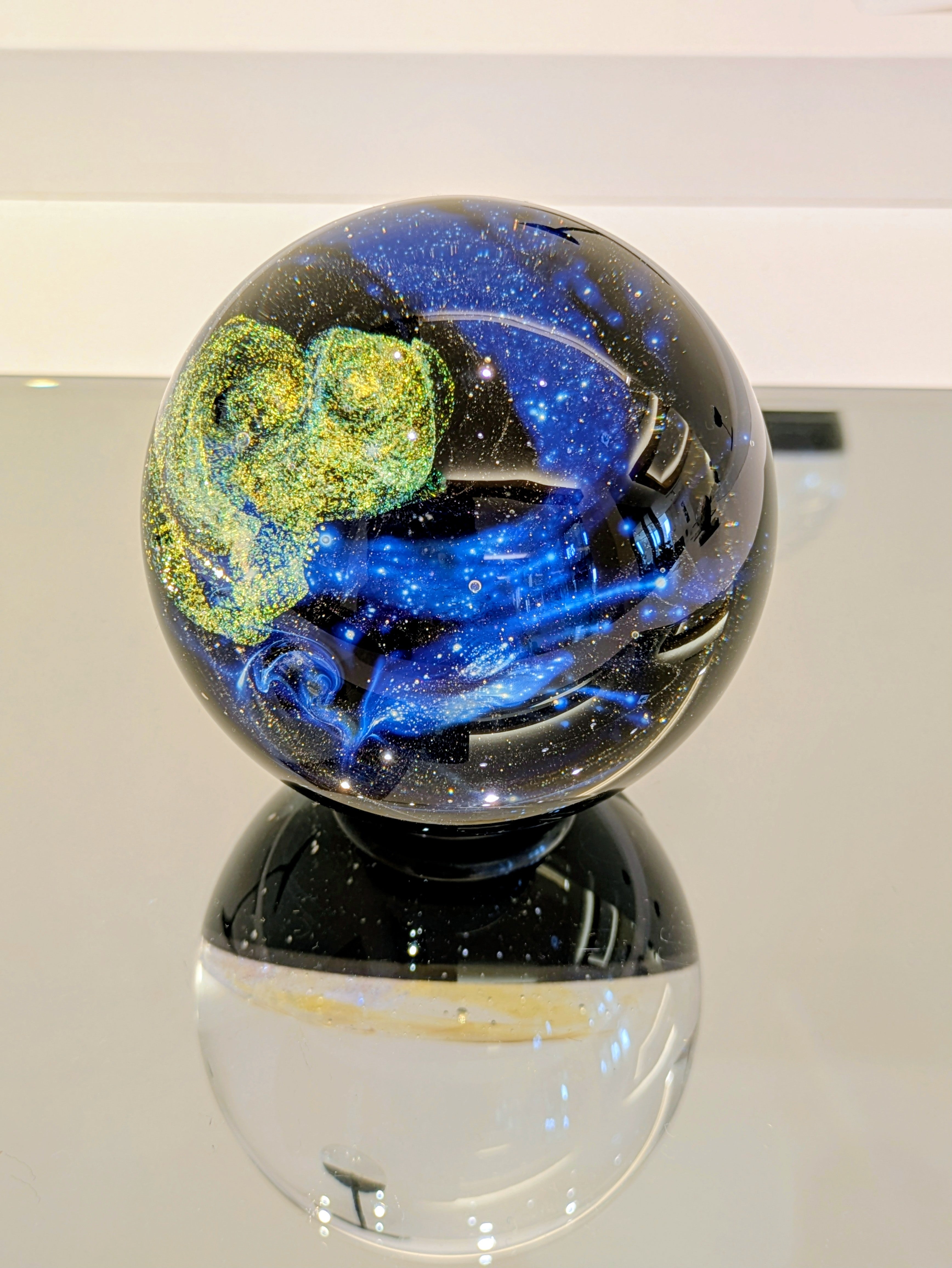 岐阜新聞と東濃新報に掲載ノグチミエコ ガラスの世界⭐️ガレリア織部2