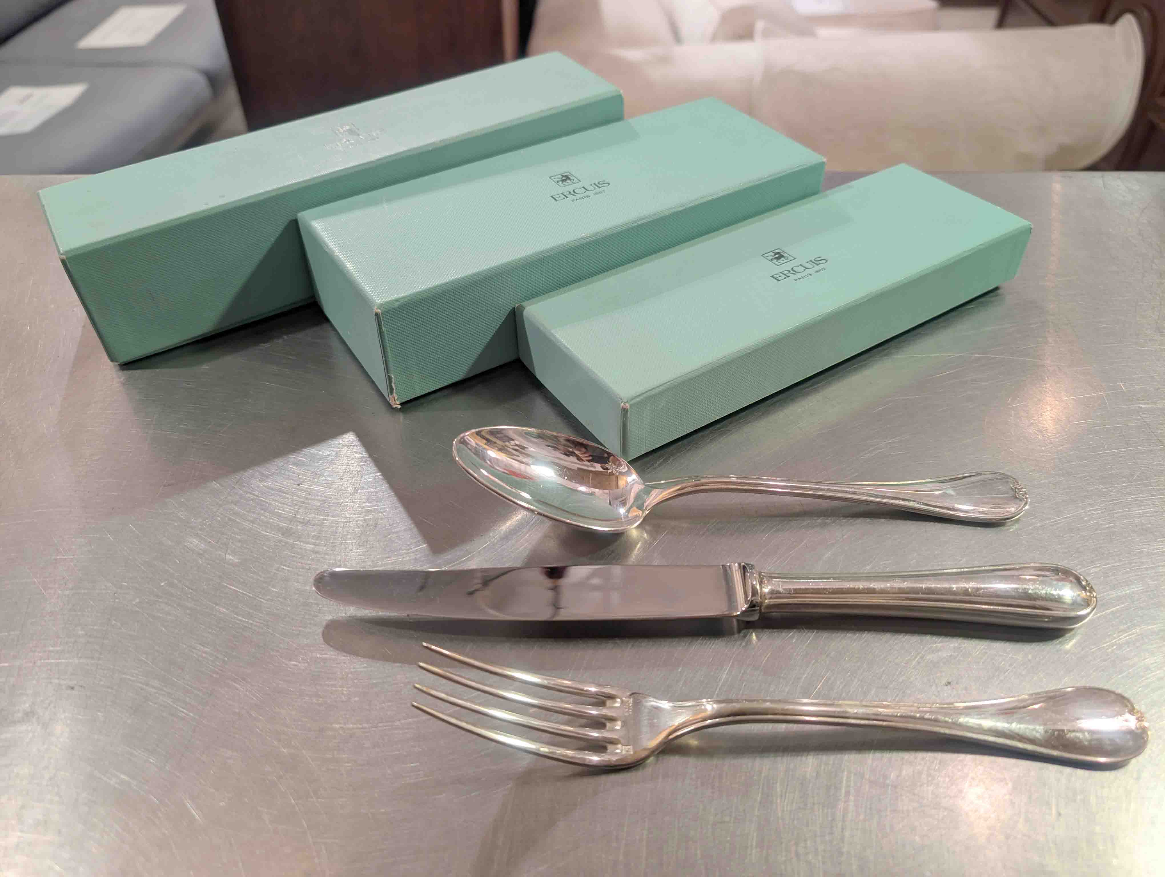 フランス Ercuis/エルキューイ】Silver Plated/シルバープレート