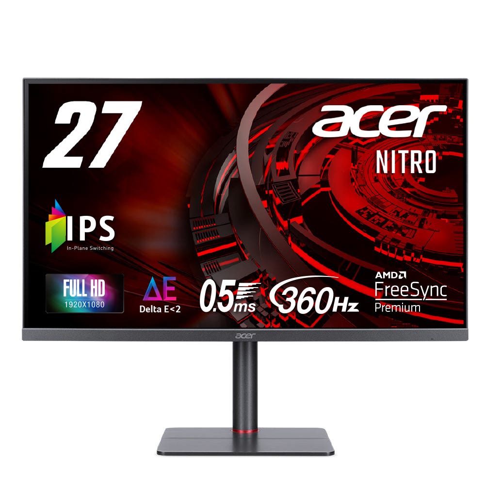 Acer Nitro ゲーミングモニター 27インチ フルHD IPS 非光沢 360Hz 0.5