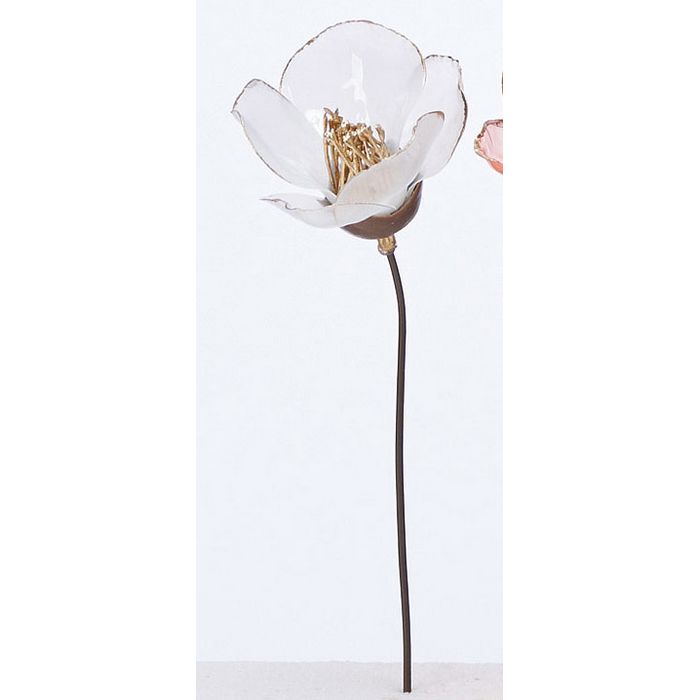 造花】アスカ/クリア椿ピック(1袋6本入) #001 ホワイト/A-39671-1 - 花