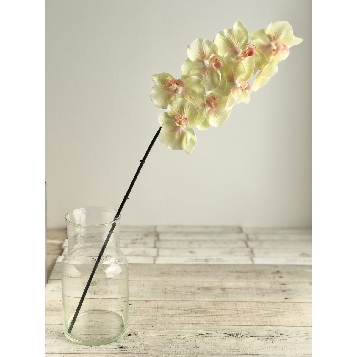 特価◎【造花】アスカ/コチョウラン×8 ソフトイエローピンク/A-34606