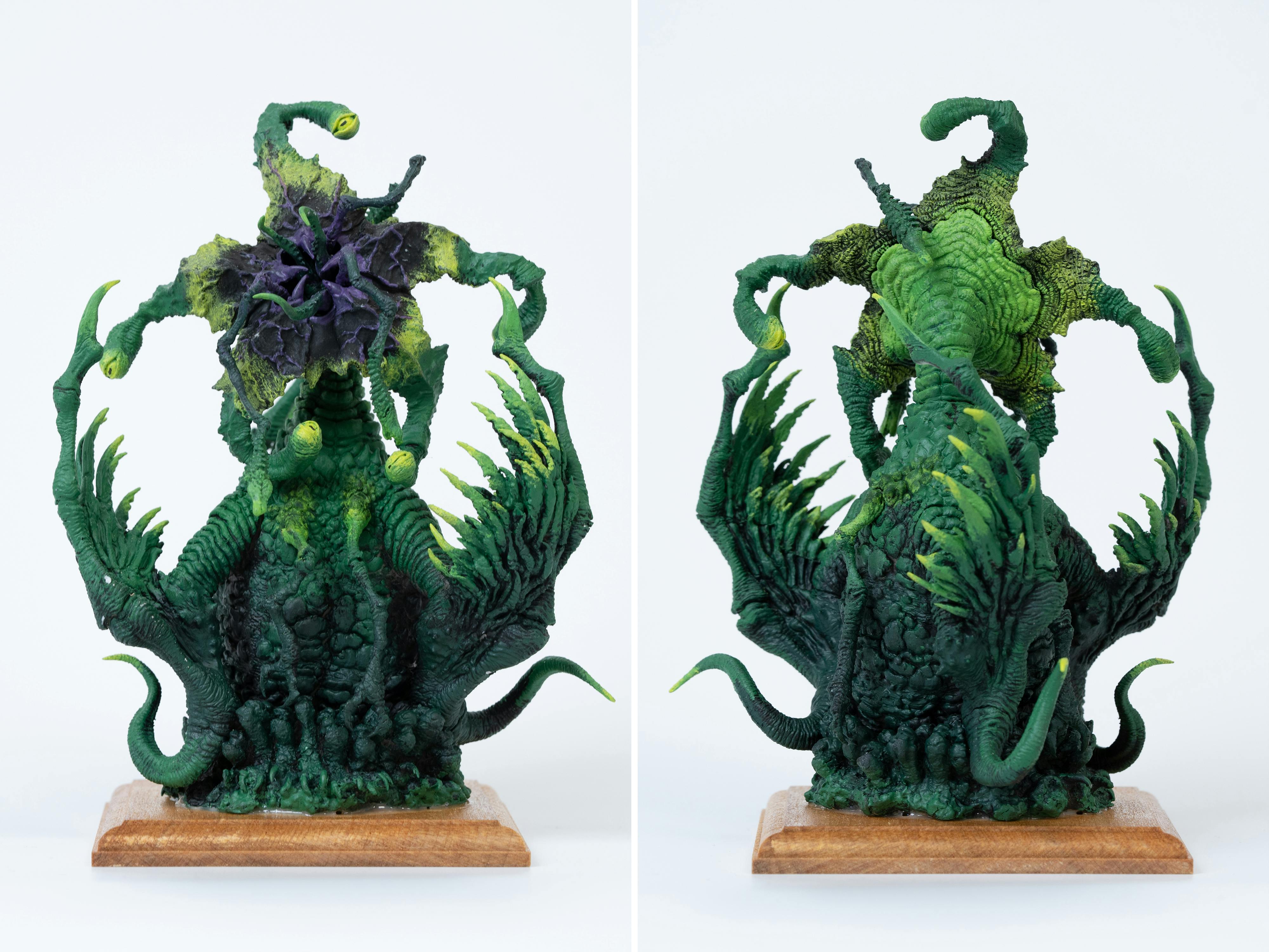 ご報告】大山竜デザイン《古のもの》デコマス完成！ ＆ 塗装フィギュア