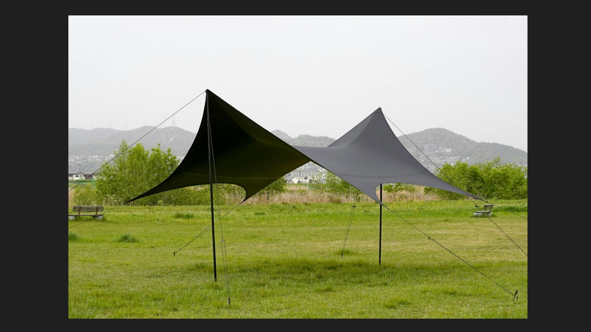 圧倒的なフォルム！コレを体験したら絶対にまた張りたくなるタープ！Re