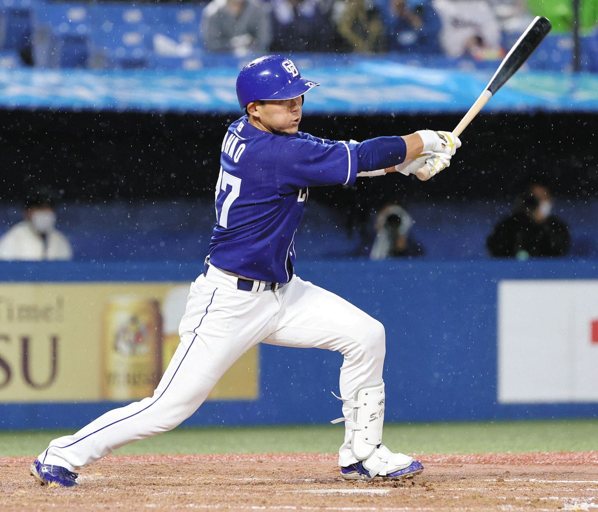 今季初スタメンマスクの35歳・大野奨太「持ち味を出せた」19歳・上田洸
