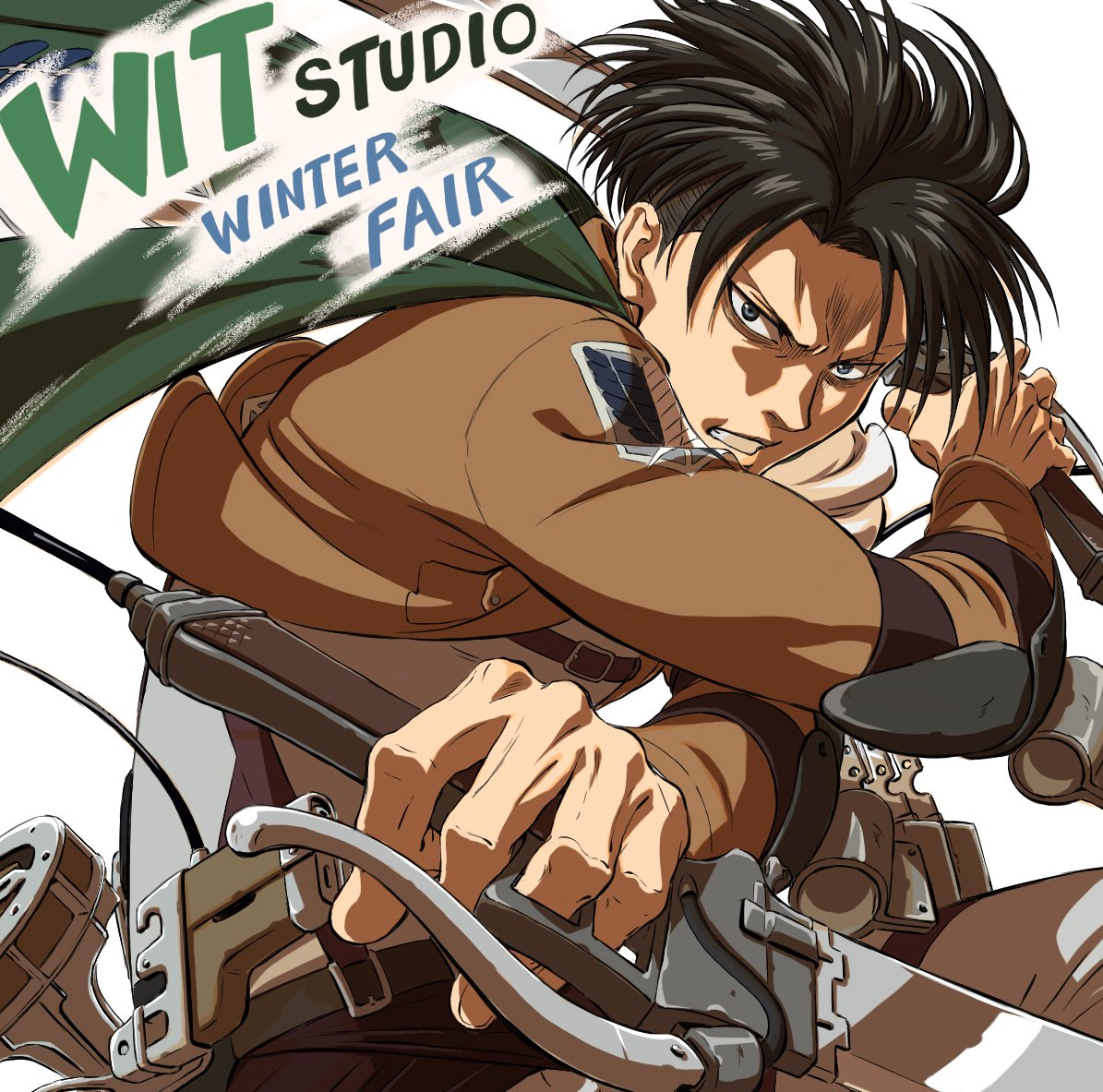 WIT Studio Reveals Cool New Illustration of Levi Ackerman From
