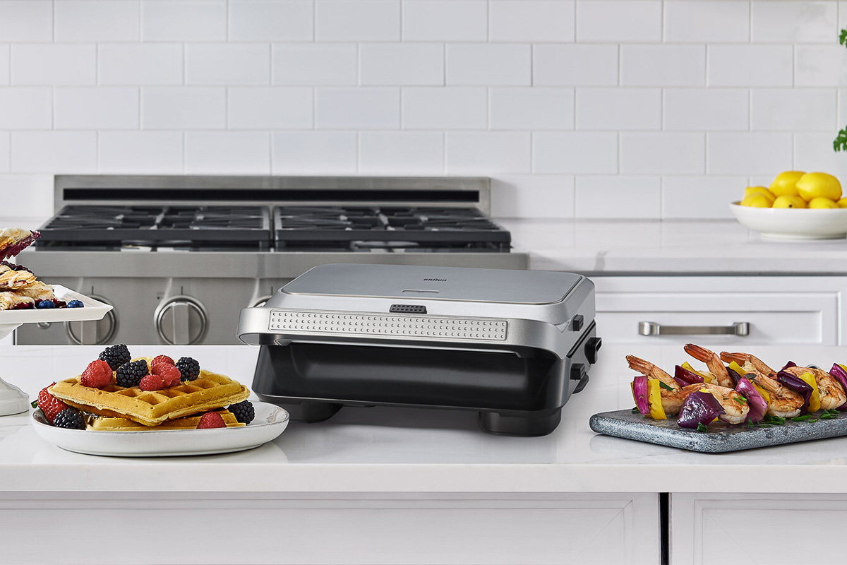 ホットサンド＆ワッフル＋グリル料理までできるブラウン「スナック