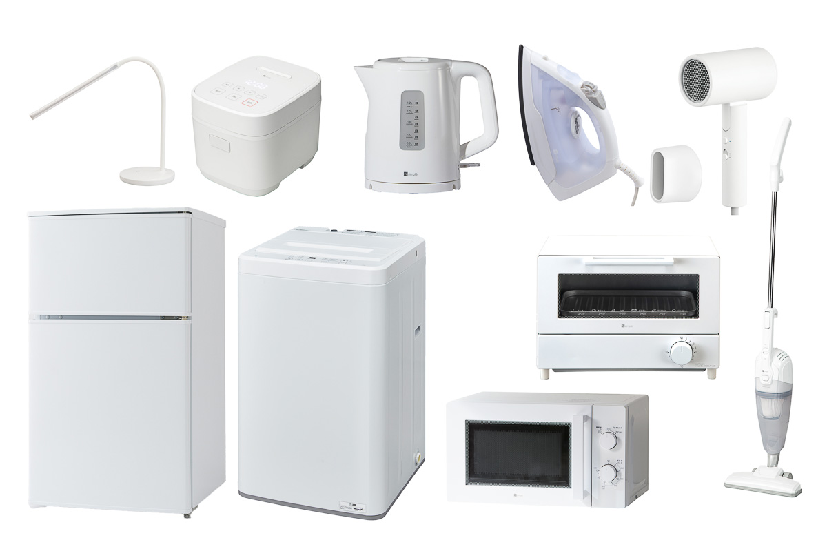 家電もまるっと揃えられる！ニトリの新生活セットで統一感ある部屋を