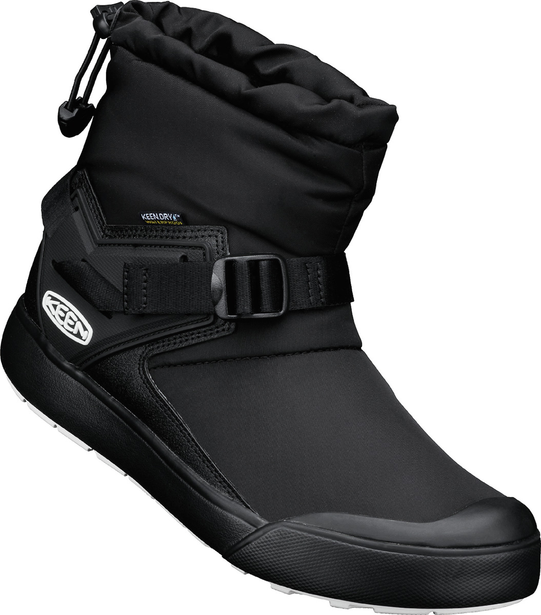 KEENの中わた入り防水シューズで冬の冷たい足先をしっかりガード