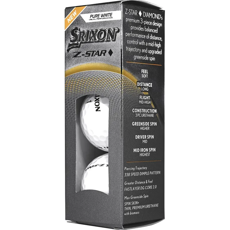 Srixon Z-Star Diamond 3 Golf Balls - Golfballs.com