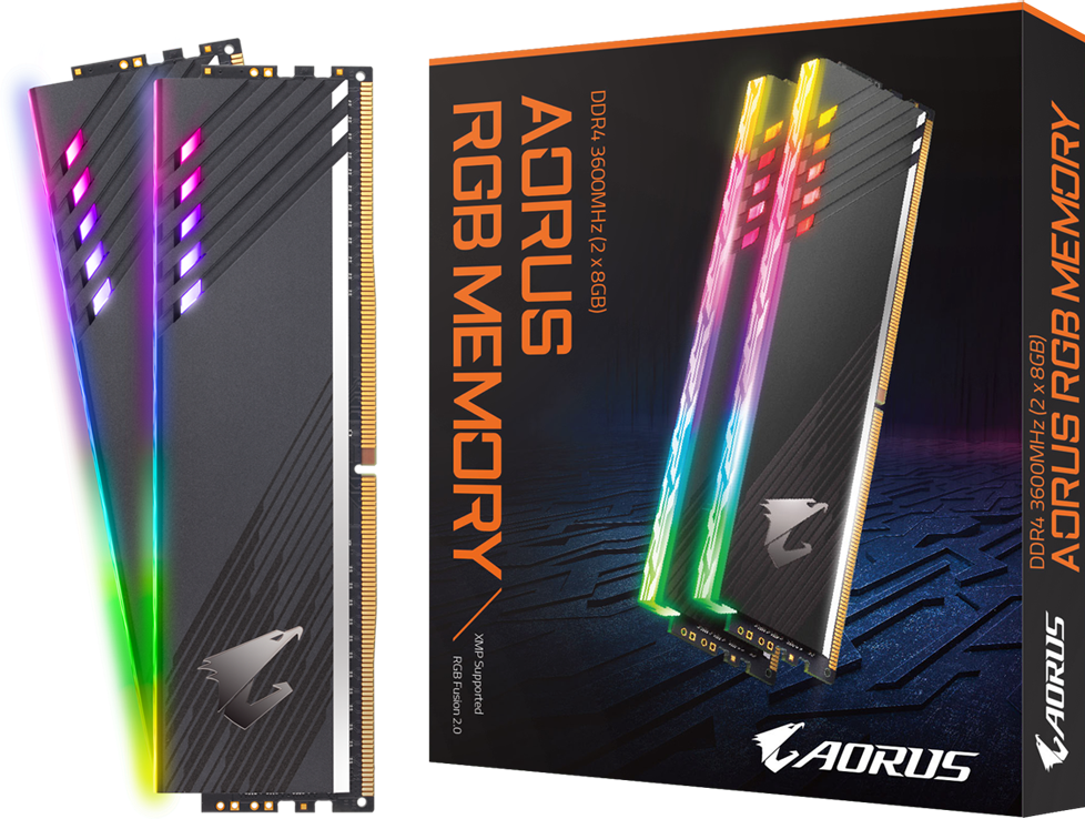 AORUS RGB Memory 16GB (2x8GB) 3600MHz - GIGABYTE Global