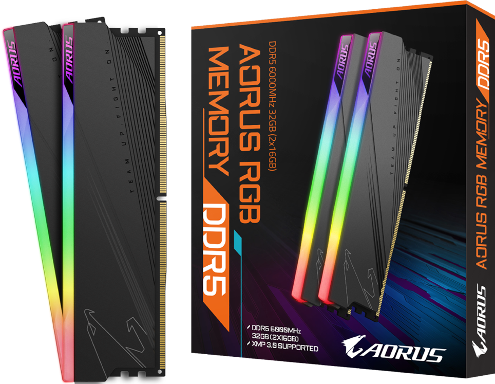 AORUS RGB Memory DDR5 32GB (2x16GB) 6000MT/s - GIGABYTE Global