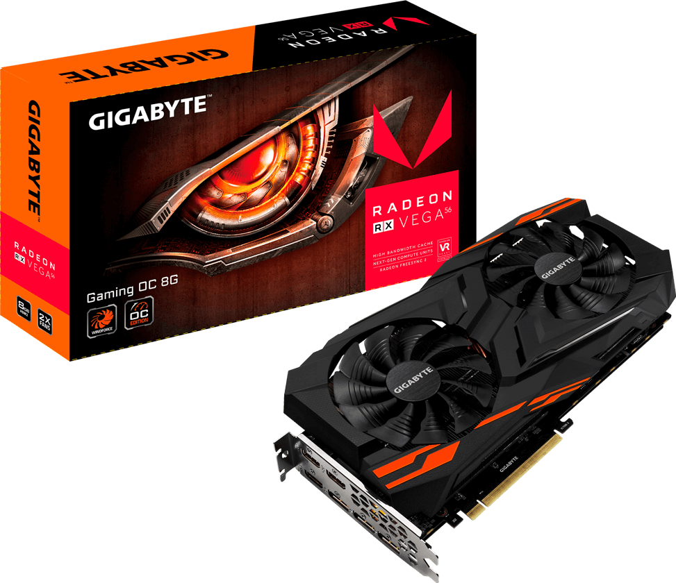 Radeon™ RX VEGA 56 GAMING OC 8G - GIGABYTE U.S.A.
