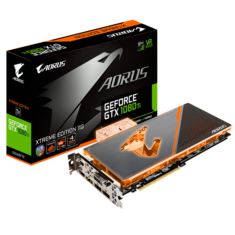 GIGABYTE Launches Two Liquid Cooled GeForce® GTX 1080 Ti Graphics