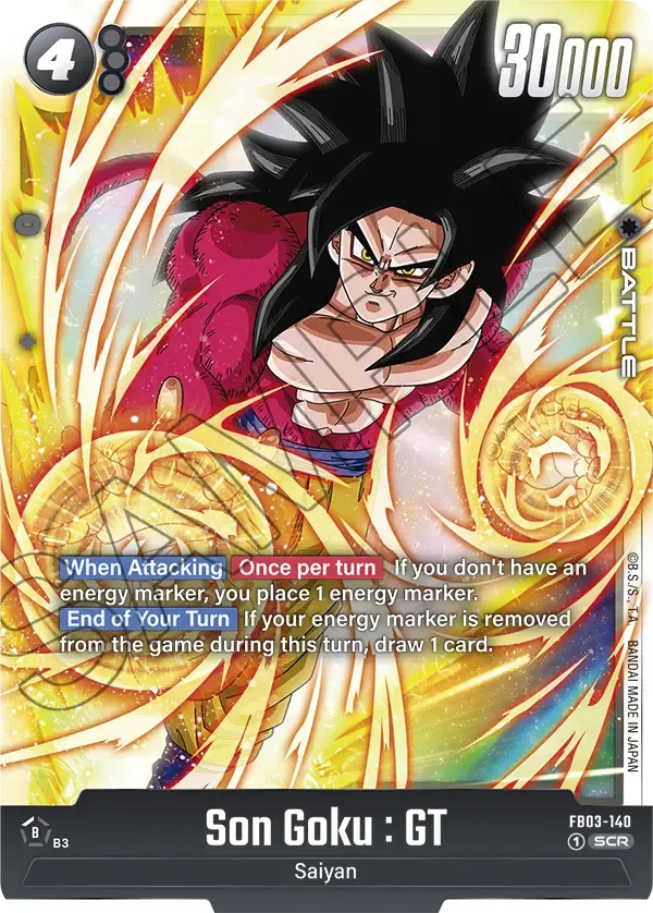 FB07-122 Son Goku : GT Dragon Ball Super Card Game Fusion World