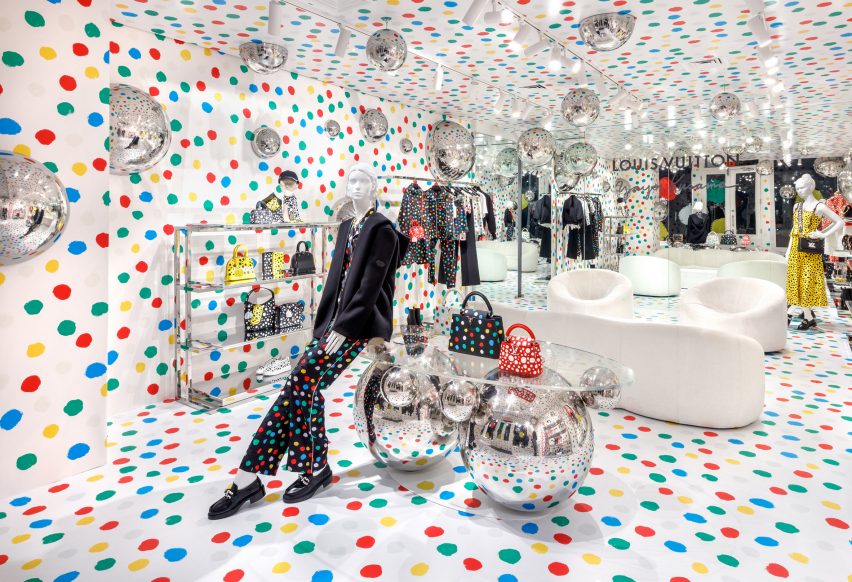 Louis Vuitton overhauls stores with Yayoi Kusama polkadots