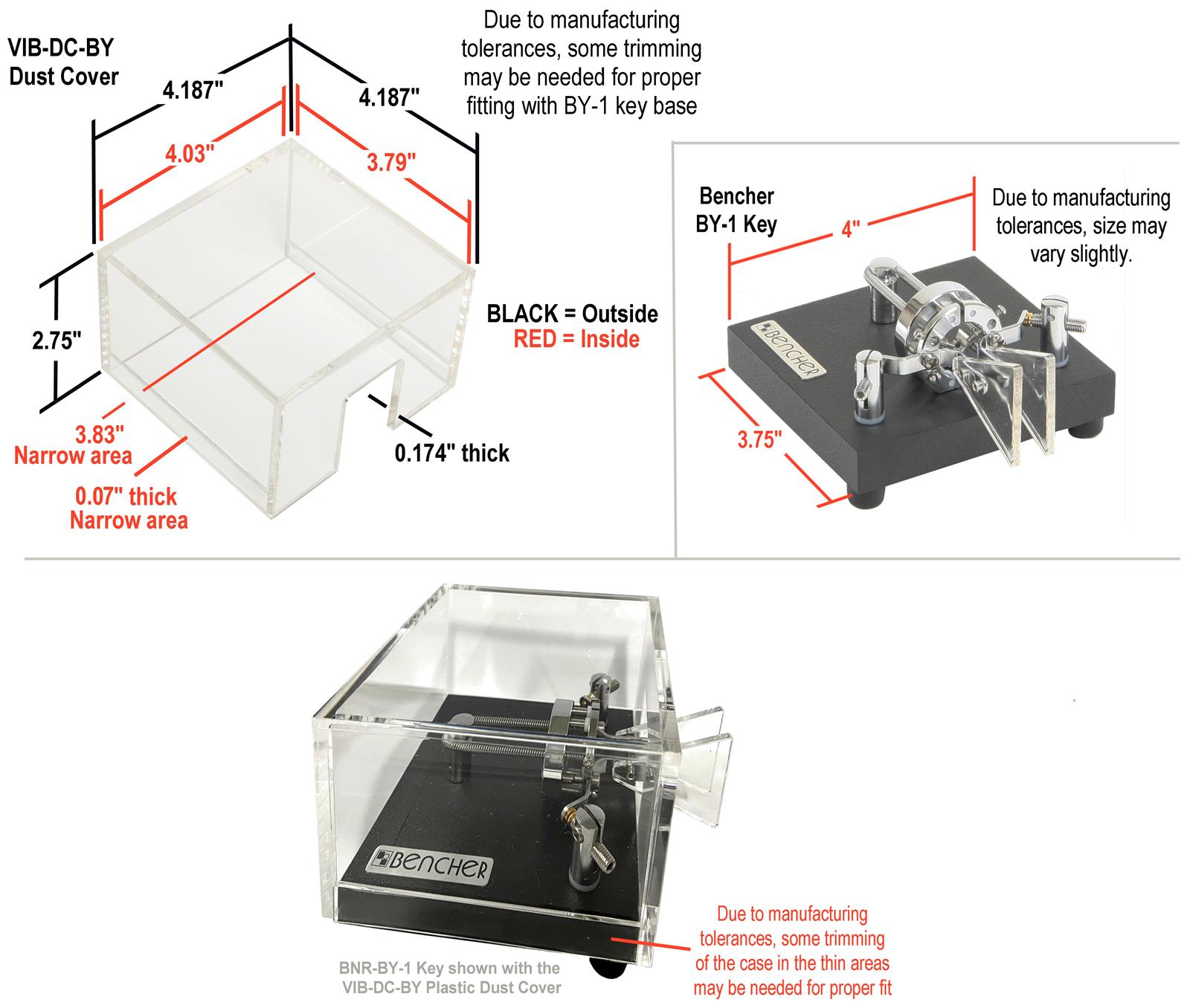 Bencher BY-2 Bencher BY Series Iambic Paddles | DX Engineering