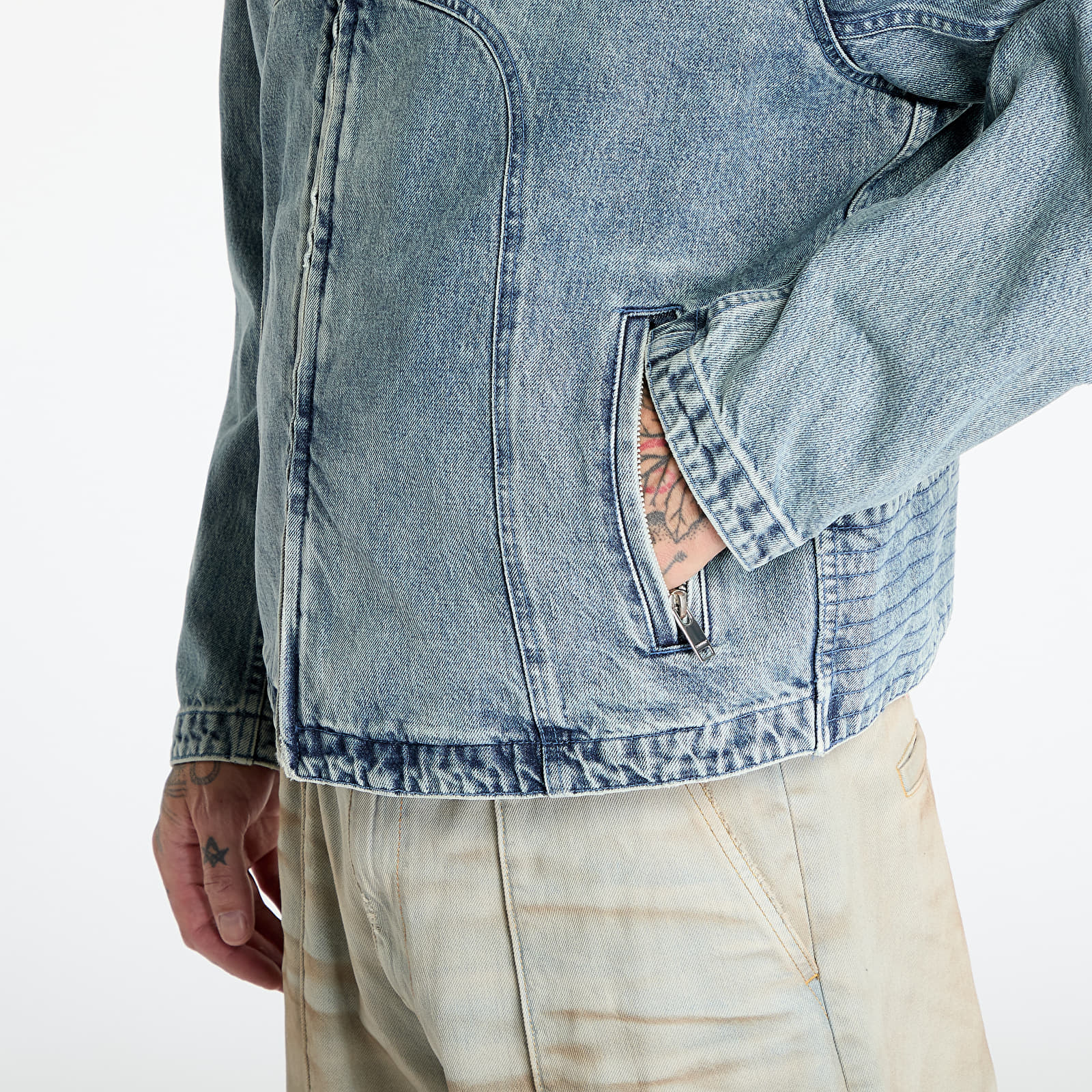 Jackets Ambush Denim Rider Jacket Vintage Blue/ No Color