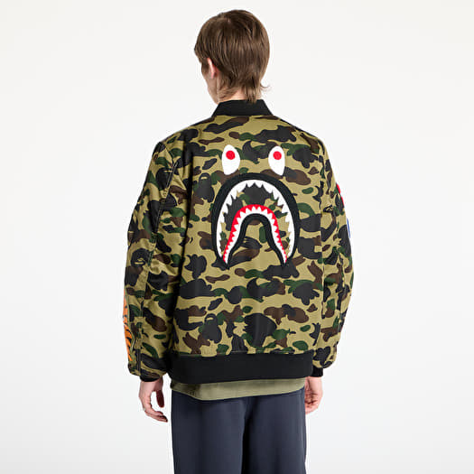 Men's jackets A BATHING APE 1St Camo Shark Ma-1 Jacket UNISEX