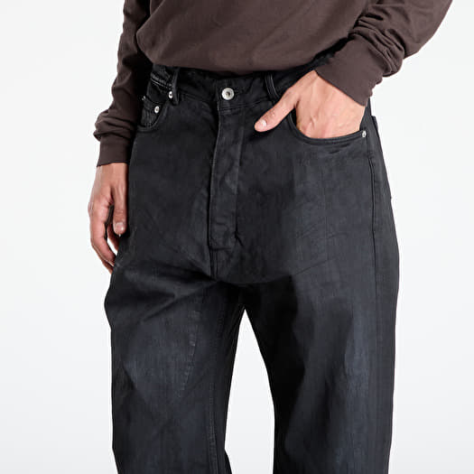 Men's jeans Rick Owens DRKSHDW Geth Jeans Black Wax (DU02E7351 BW
