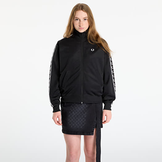 Jackets FRED PERRY Taped Track Jacket Black (J9100 184) | Footshop