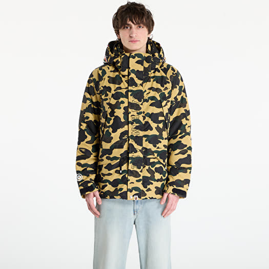Jackets A BATHING APE 1St Camo Shark Snowboard Jacket M Yellow