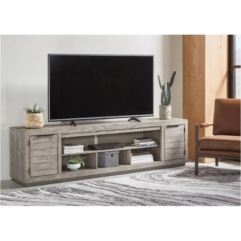 W996-78 Ashley Furniture Xl Tv Stand With Fireplace Option