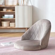 座椅子 ベルベット調 1人掛け [幅56] | 【公式】LOWYA(ロウヤ) 家具