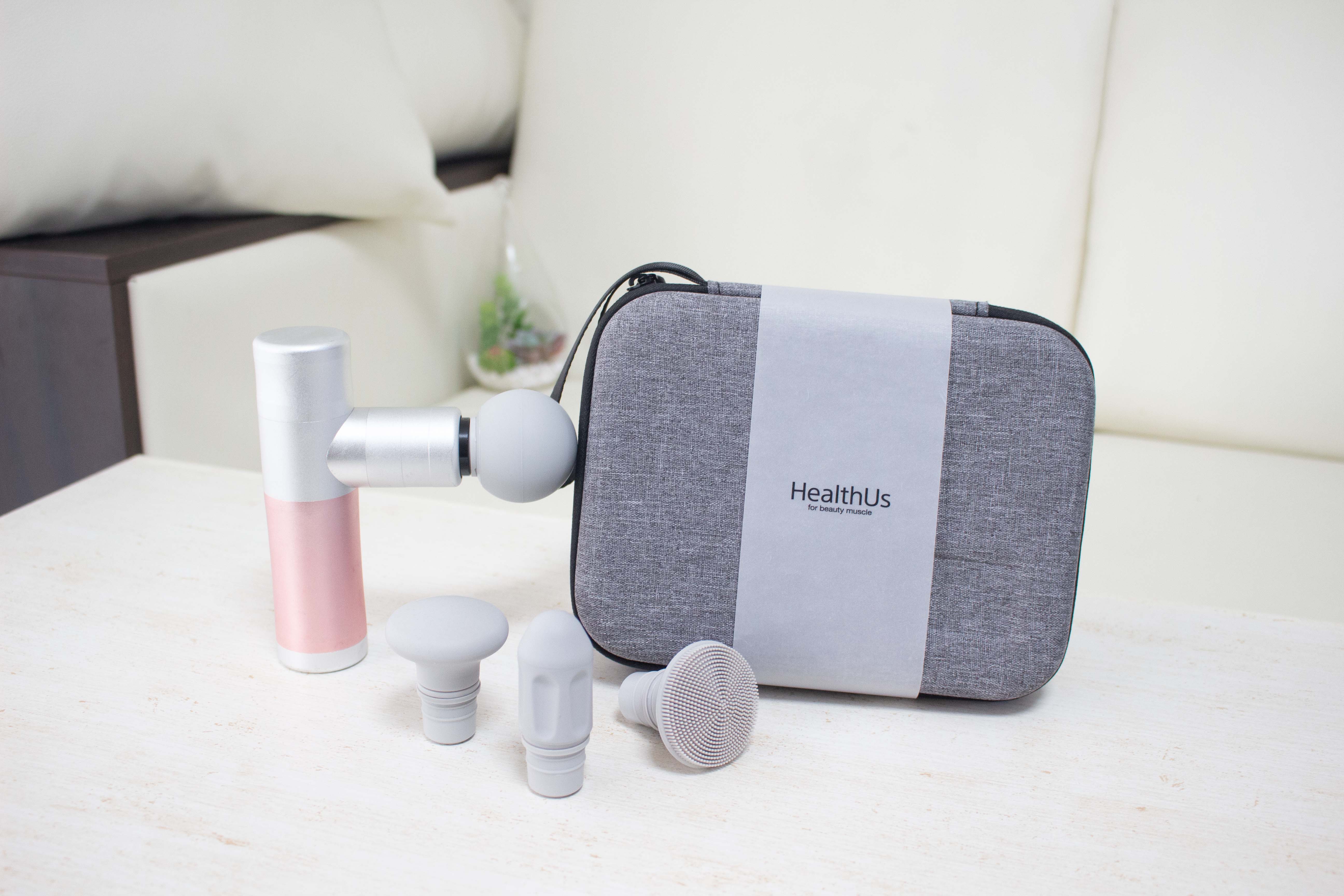 筋膜リリースガン HealthUs ピンク 筋膜リリースガン HealthUs ピンク