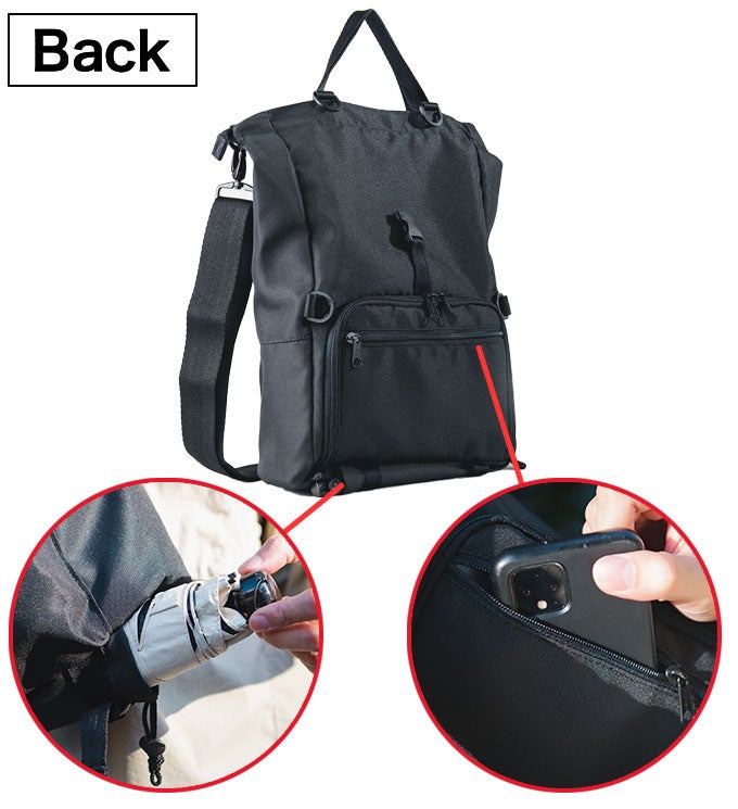 脅威の5WAY！雨の日も気にせず、どんな旅でもずっと身につけたくなる超