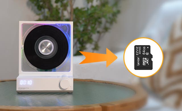 CDの曲をSDカードにコピー可能！スピーカー内蔵の多機能CDプレーヤー