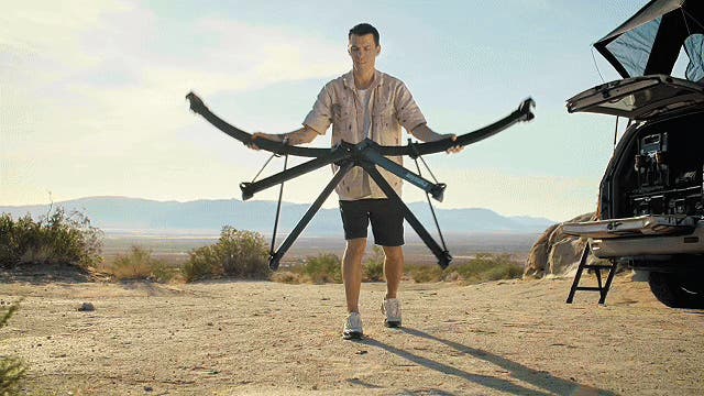 3秒で広がる、極上くつろぎ空間｜anymaka ポータブルスウィングチェア