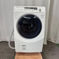 R89942 ドラム式洗濯機 SHARP 10キロ 右開 安い 綺麗 設置無料 - メルカリ