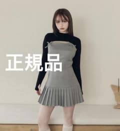andmary Karen knit set mini dress gray - メルカリ