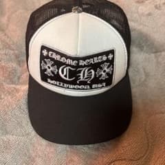 CHROME HEARTS トラッカーキャップ ブラック/ホワイト - メルカリ