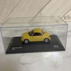 ダイハツ コペン ミニカー イエロー 1/43 - メルカリ